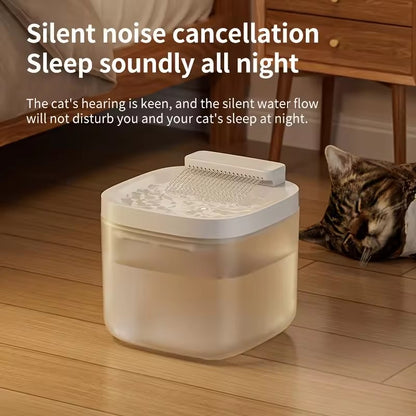 PETSMEN 3L Large Capacity Pet Water Dispenser Automatic Circulation Filtration Intelligent Cat Water Fountain Dog Water Feeder Bowl