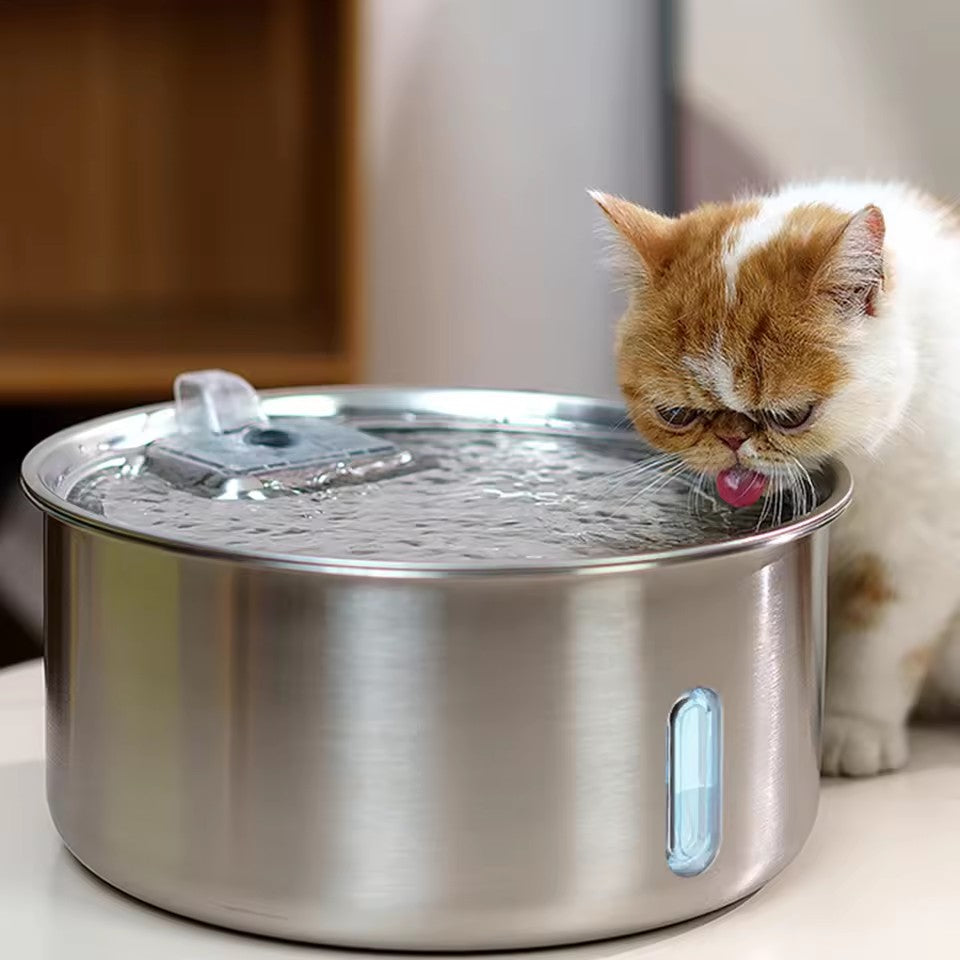 Running water smart pet fountain encourages pets to drink more water daily