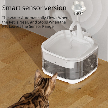 PETSMEN Large Capacity 4.5L Dog Cat Smart Water Fountain With Ultra-Quiet Pump Automatic Water Dispenser For Pets