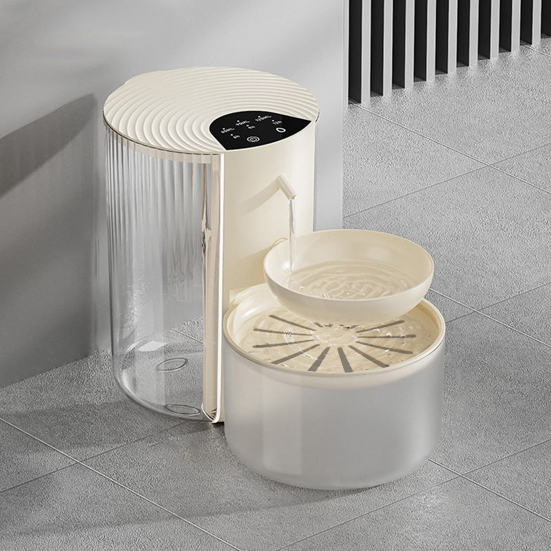 PETSMEN 2000 mAh Wireless Smart Pet Fountain Clean And Dirty Separation 3L Capacity Pouring Type Water Exchange Automatic Water Dispenser For Cat And Dog
