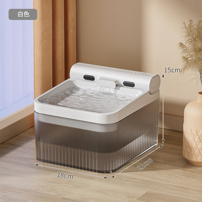 PETSMEN 3L 1800mAh Smart Pet Water Dispenser Automatic Electric Cat Circulation Water Fountain Super Silent Intelligent Wireless Induction Filtration Water Dispenser