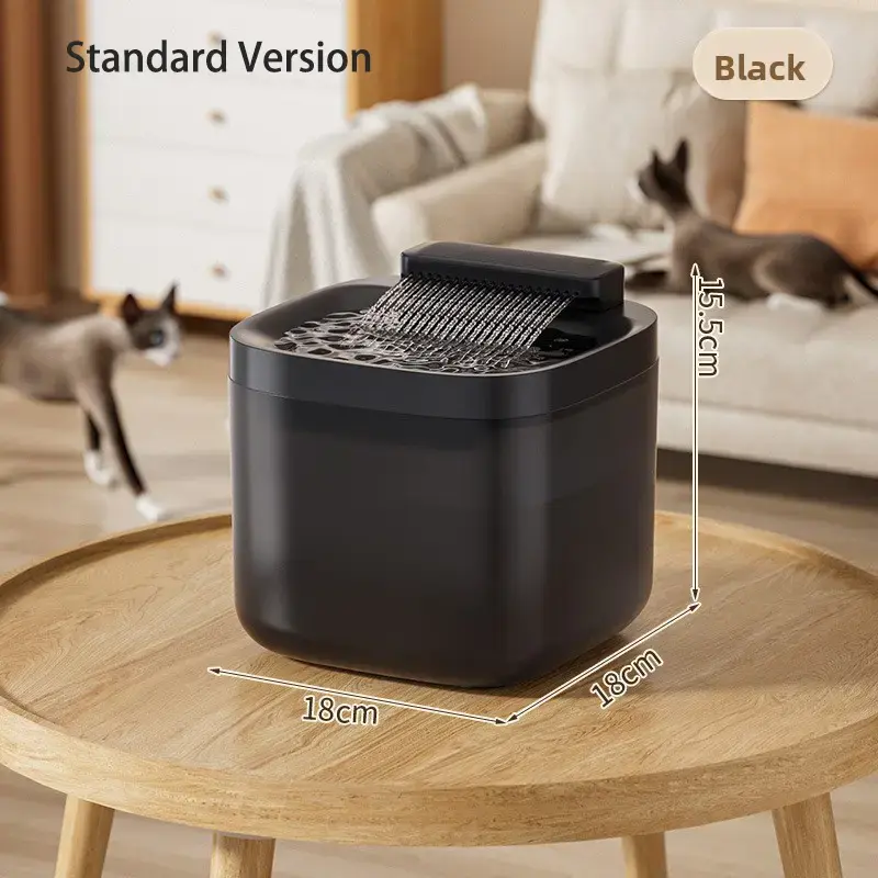 Smart pet fountain with circulating water flow for better hydration