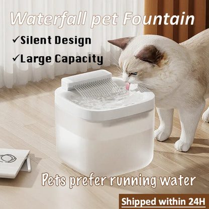 PETSMEN 3L Large Capacity Pet Water Dispenser Automatic Circulation Filtration Intelligent Cat Water Fountain Dog Water Feeder Bowl