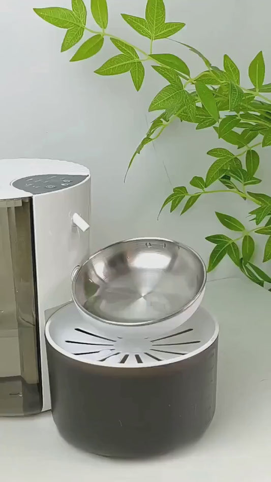 PETSMEN 2000 mAh Wireless Smart Pet Fountain Clean And Dirty Separation 3L Capacity Pouring Type Water Exchange Automatic Water Dispenser For Cat And Dog