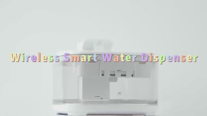 PETSMEN 4.5L Super Large Capacity 5000mAh Battery Intelligent Charging Cat Water Dispenser Dog Bowl Circulation Automatic Filtration Active Electric Water Fountain For Pet