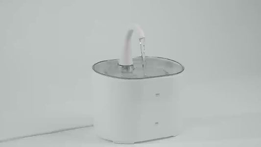 PETSMEN 2.2L Intelligent Pet Water Dispenser Cat Dual Filtration Live Water Automatic Water Fountain Smart Electric Feeding Water Bowl For Cat And Dog