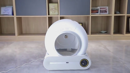 PETSMEN 65L Smart Cat Litter Box Remote Control Automatic Cleaning