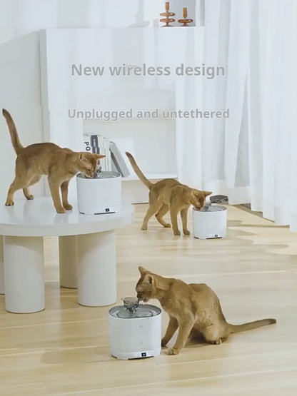 PETSMEN Smart Pet Water Dispenser Intelligent Sensing Cat Water Fountain Automatic Circulation Filtration Live Water Drinking Device