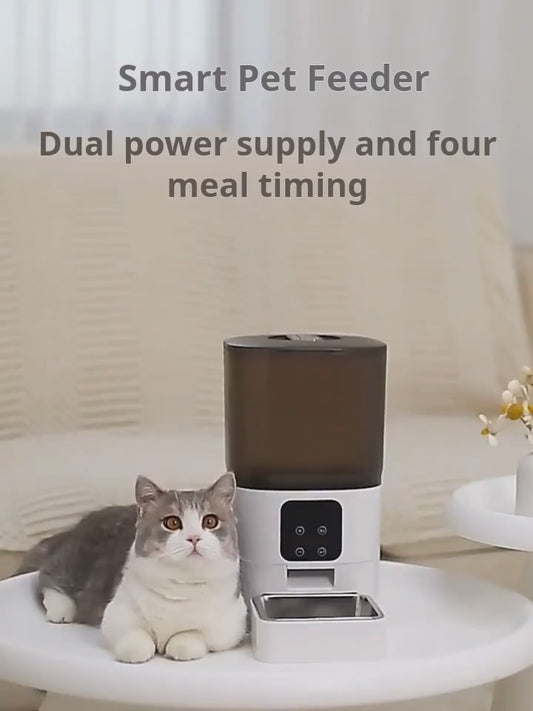 PETSMEN 6L Smart Remote Control APP Pet Automatic Feeder Cat Timed WIFI Intelligent Feeding Machine