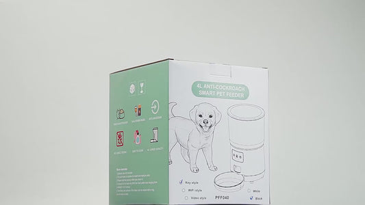 PETSMEN New Smart Pet Automatic Feeder 4L Intelligent APP Cat Food Dispenser Video Model For Feeding Cats And Dogs