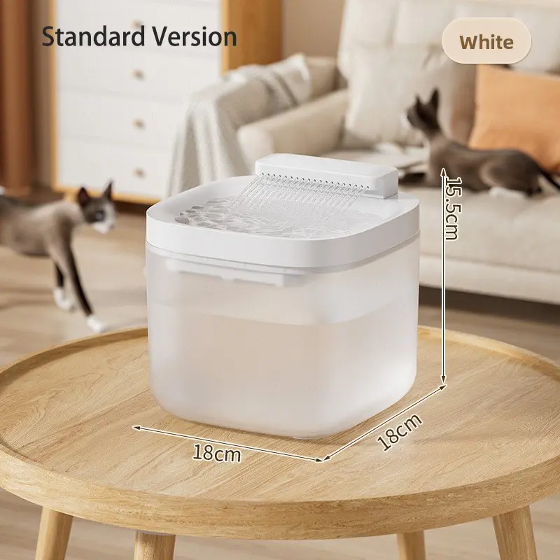 Automatic pet water dispenser with silent low noise pump